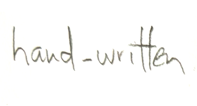 hand-written